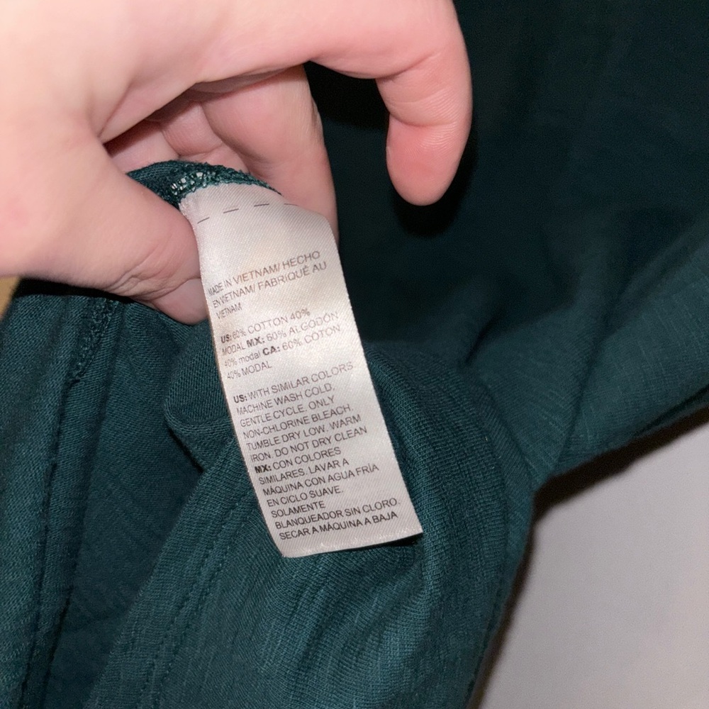 Chico's Deep Teal Tunic Top - Picture 4 of 4